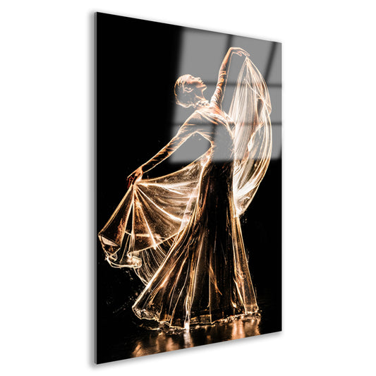 Elegante Dans van Licht en Schaduw Acrylglas