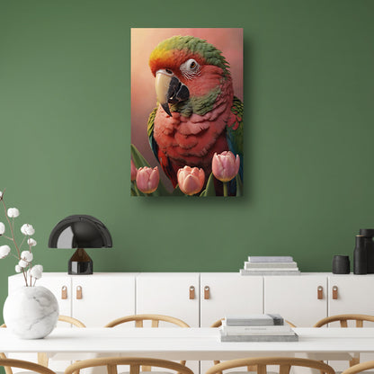 Harmonieuze Ontmoeting van Flora en Fauna canvas