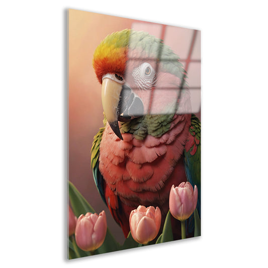 Harmonieuze Ontmoeting van Flora en Fauna Acrylglas