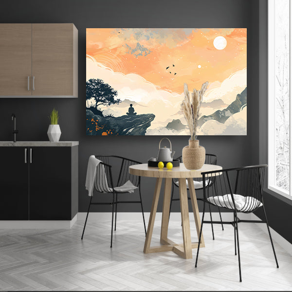 Abstracte Lijnencompositie poster