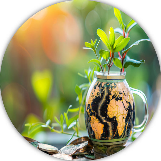 Minimalistische plantenkaart forex muurcirkel