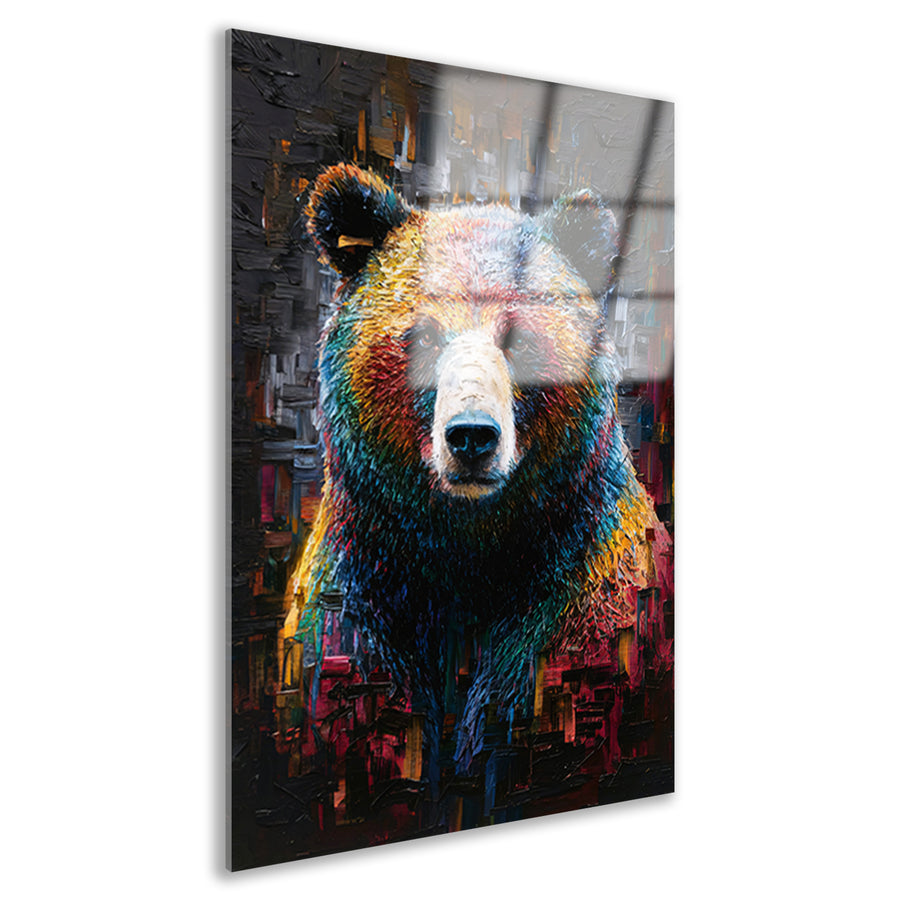 Explosieve Kleurontploffing met Beer acrylglas
