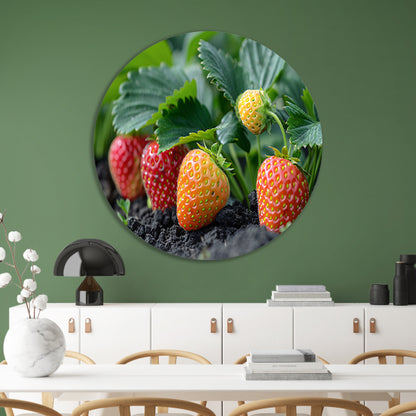 Rijpe Aardbeienplant forex muurcirkel