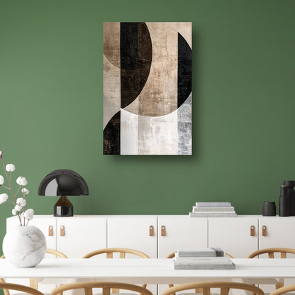 Minimalistische Sepia en Monochrome Abstractie acrylglas