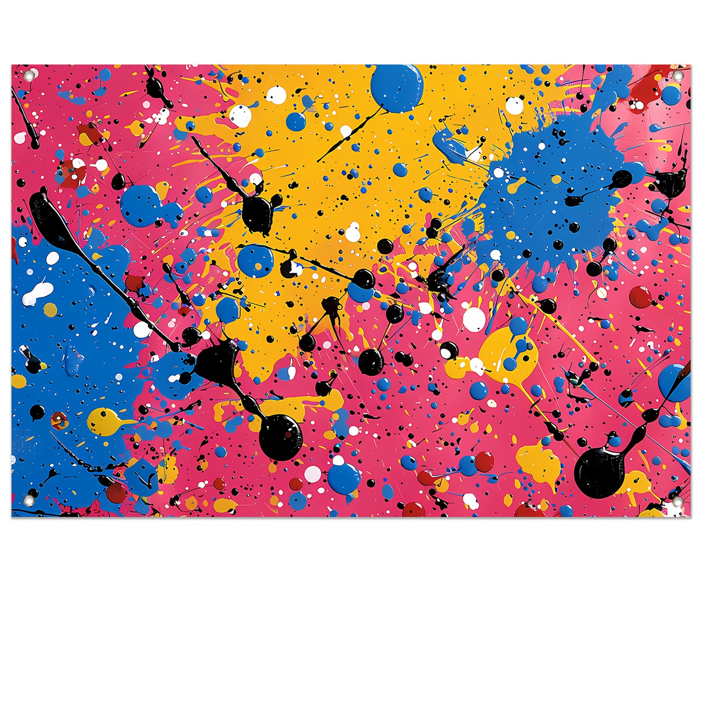 Abstract Kleurencompositie tuinposter