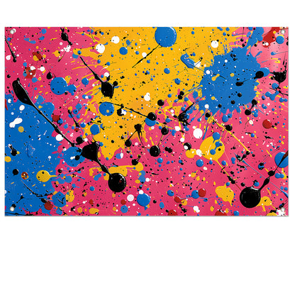 Abstract Kleurencompositie tuinposter