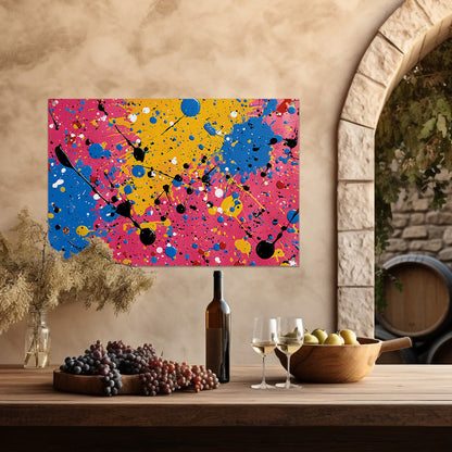 Abstract Kleurencompositie tuinposter