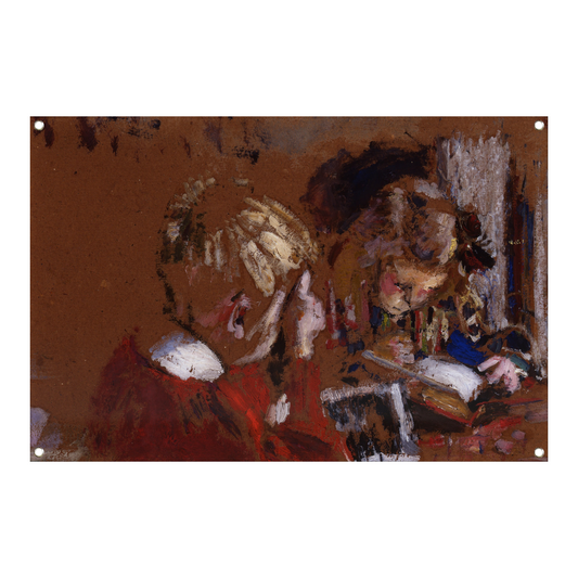 Kinderen lezen - Edouard Vuillard tuinposter