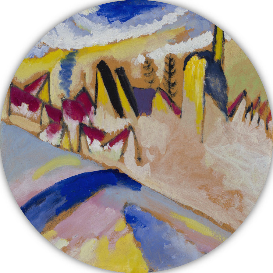 Winter nr. II-studie - Wassily Kandinsky forex muurcirkel