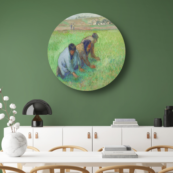 De Wieders - Camille Pissarro aluminium muurcirkel