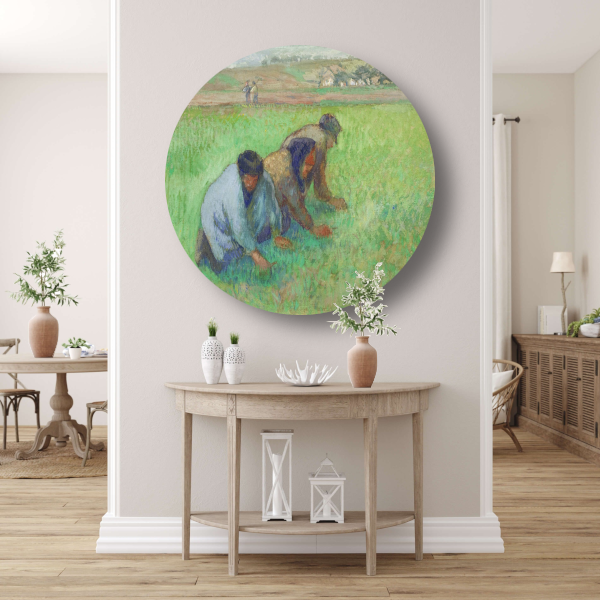 De Wieders - Camille Pissarro aluminium muurcirkel