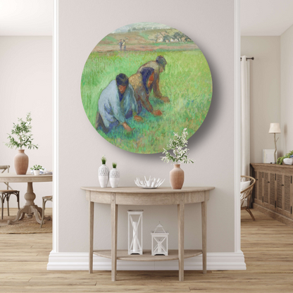 De Wieders - Camille Pissarro aluminium muurcirkel