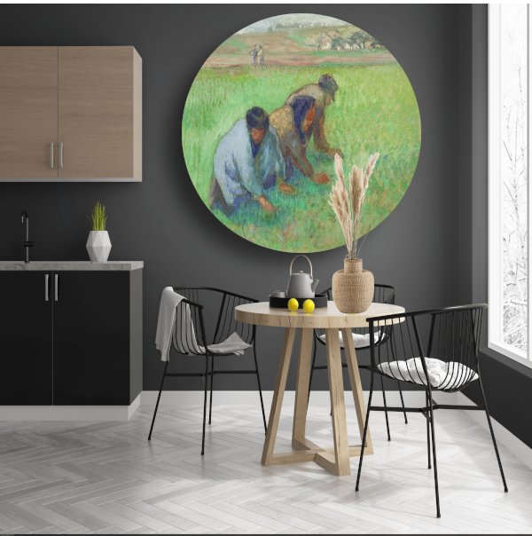 De Wieders - Camille Pissarro aluminium muurcirkel