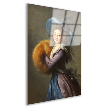 Portret van mevrouw Molé-Reymond - Élisabeth Louise Vigée Le Brun Acrylglas