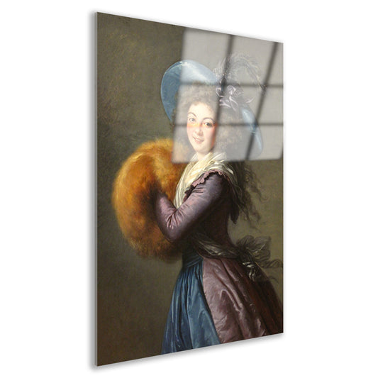 Portret van mevrouw Molé-Reymond - Élisabeth Louise Vigée Le Brun Acrylglas