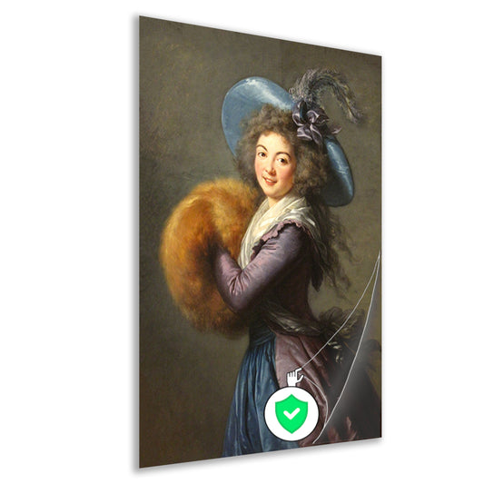 Portret van mevrouw Molé-Reymond - Élisabeth Louise Vigée Le Brun poster