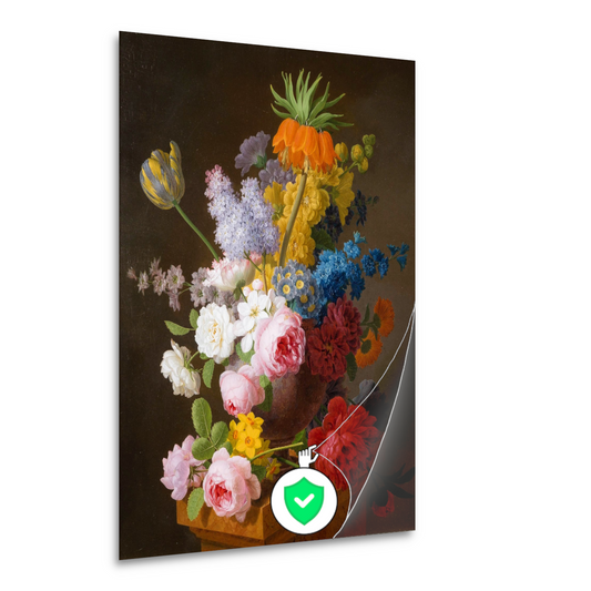 Weelderig bloemstilleven - Pieter Faes poster