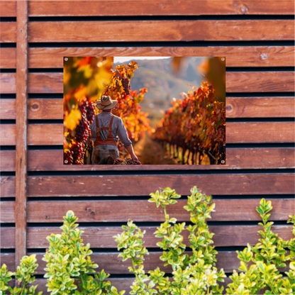 Oogsten Tussen Herfstkleuren tuinposter
