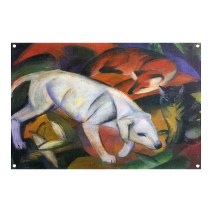 Drie Dieren - Franz Marc tuinposter