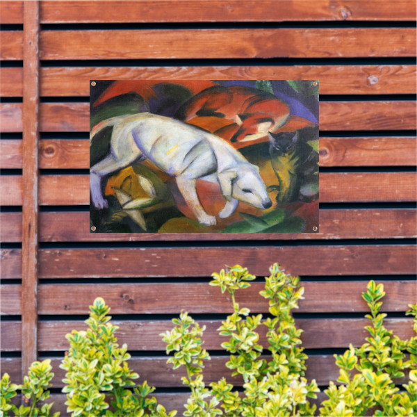 Drie Dieren - Franz Marc tuinposter