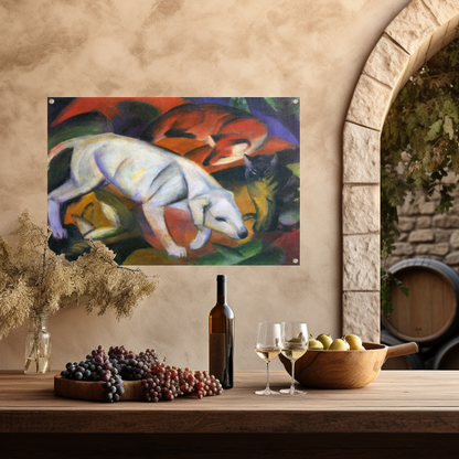 Drie Dieren - Franz Marc tuinposter