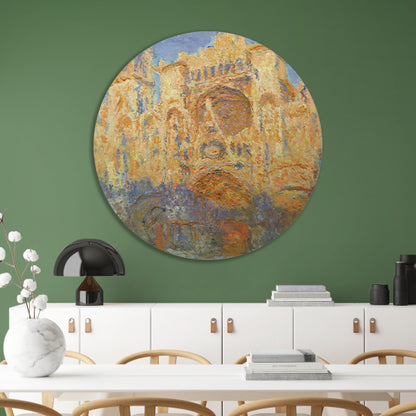 Rouen Cathedral - Claude Monet forex muurcirkel