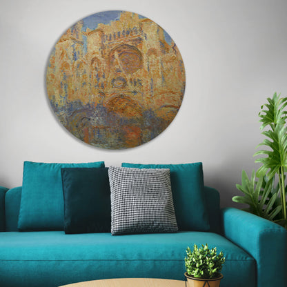 Rouen Cathedral - Claude Monet forex muurcirkel