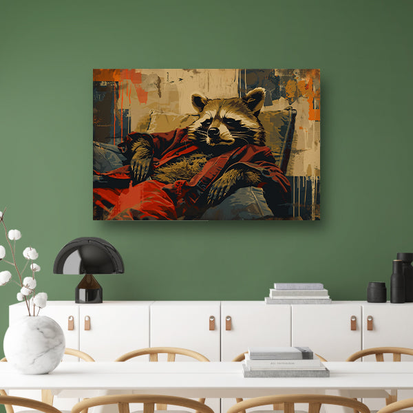 Minimalistische lijnenspel poster