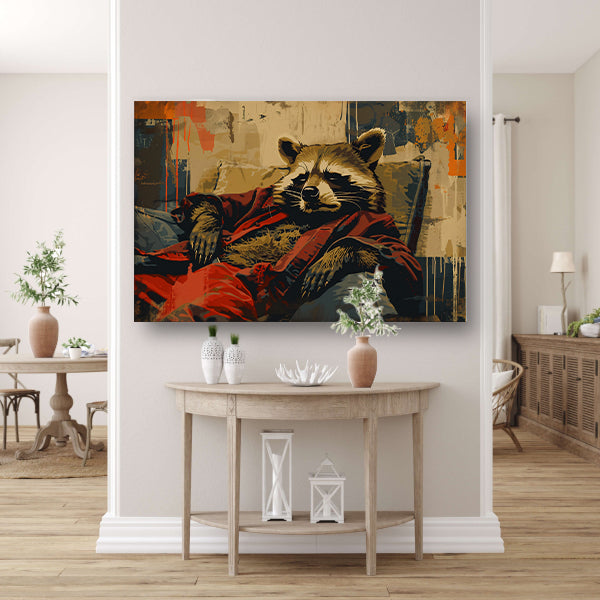 Minimalistische lijnenspel poster