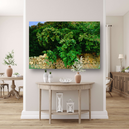 Ilex Bomen. Mallorca - John Singer Sargent canvas met baklijst