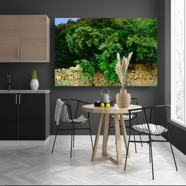 Ilex Bomen. Mallorca - John Singer Sargent canvas met baklijst