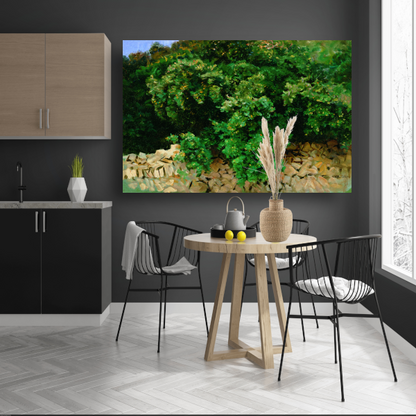 Ilex Bomen. Mallorca - John Singer Sargent canvas met baklijst