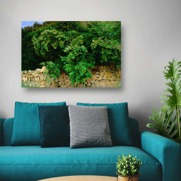 Ilex Bomen. Mallorca - John Singer Sargent canvas met baklijst