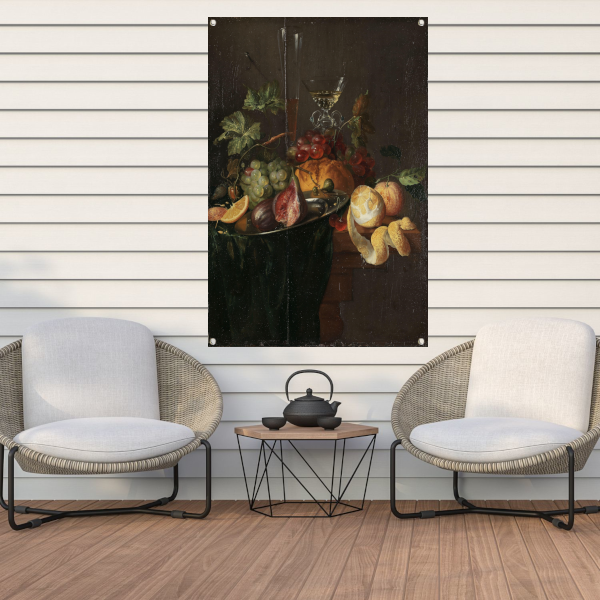 Fruit en Wijn - Jan Davidsz. de Heem tuinposter