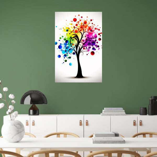 Abstracte Kleurenpracht in Moderne Stijlen Acrylglas