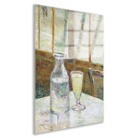 Cafétafel met absint - Vincent van Gogh Acrylglas