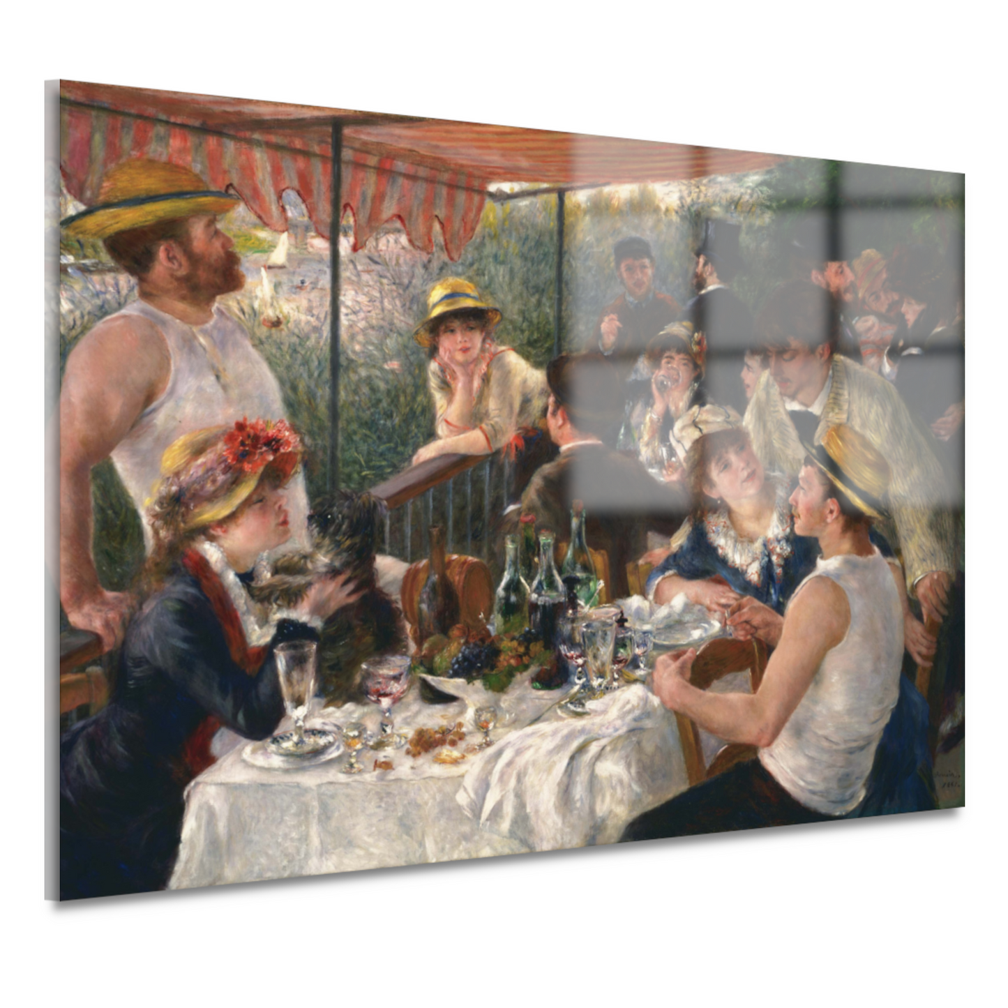 Lunch van het roeigezelschap - Pierre-Auguste Renoir acrylglas