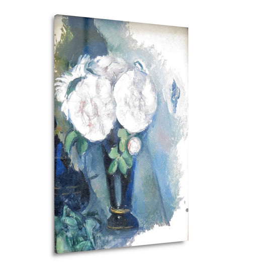 Bloemen in een blauwe vaas - Paul Cézanne Acrylglas