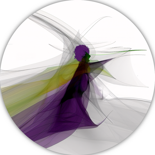 Abstracte lijnencompositie forex muurcirkel