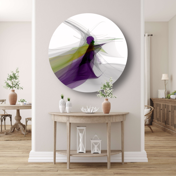 Abstracte lijnencompositie forex muurcirkel