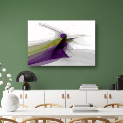 Abstracte lijnencompositie canvas
