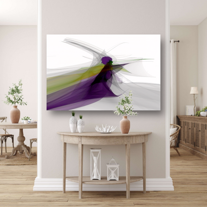 Abstracte lijnencompositie canvas