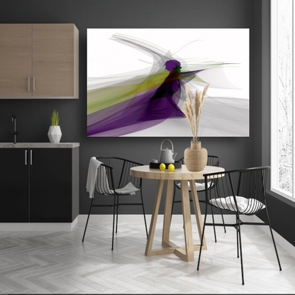 Abstracte lijnencompositie canvas