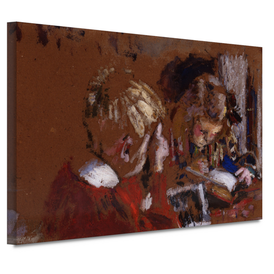 Kinderen lezen - Edouard Vuillard canvas