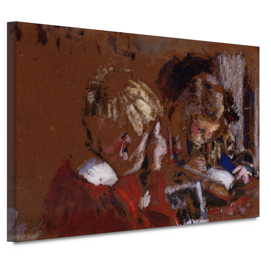 Kinderen lezen - Edouard Vuillard canvas