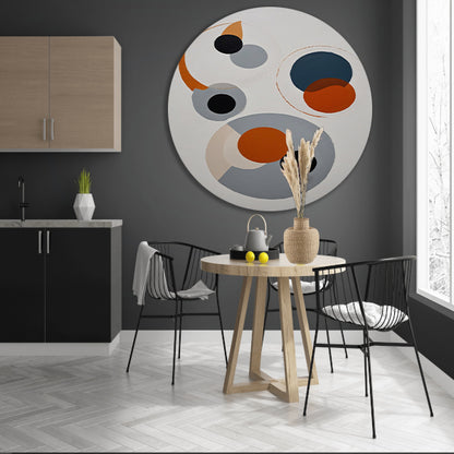Abstracte Harmonie van Gelaagde Cirkels forex muurcirkel