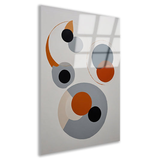 Abstracte Harmonie van Gelaagde Cirkels acrylglas