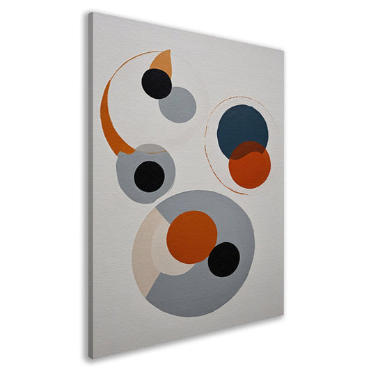 Abstracte Harmonie van Gelaagde Cirkels canvas