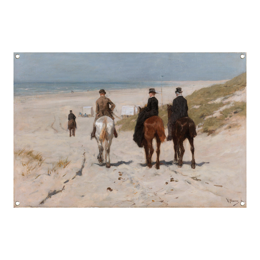 Morgenrit langs het strand - Anton Mauve tuinposter