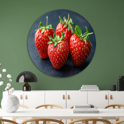 Klassiek aardbeien op tafel forex muurcirkel